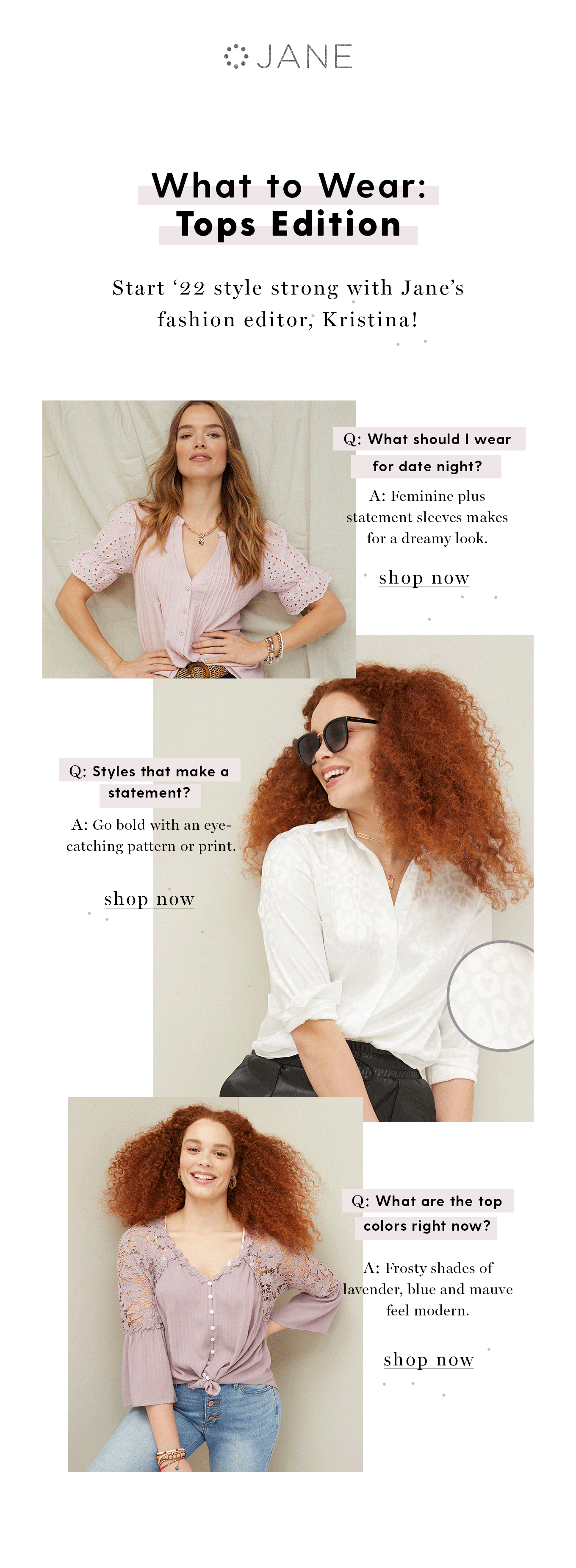 How to Style Tops Email, project image 1 of 1
